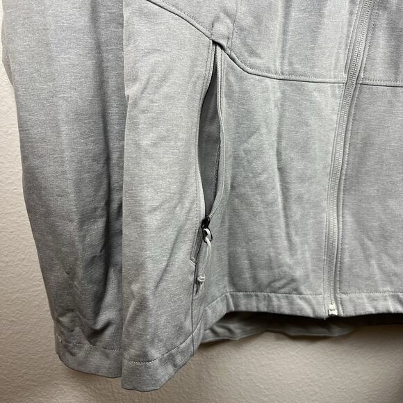 The North Face Women’s Windwall Grey Zip Up Hoodie Jacket size large - Picture 3 of 12